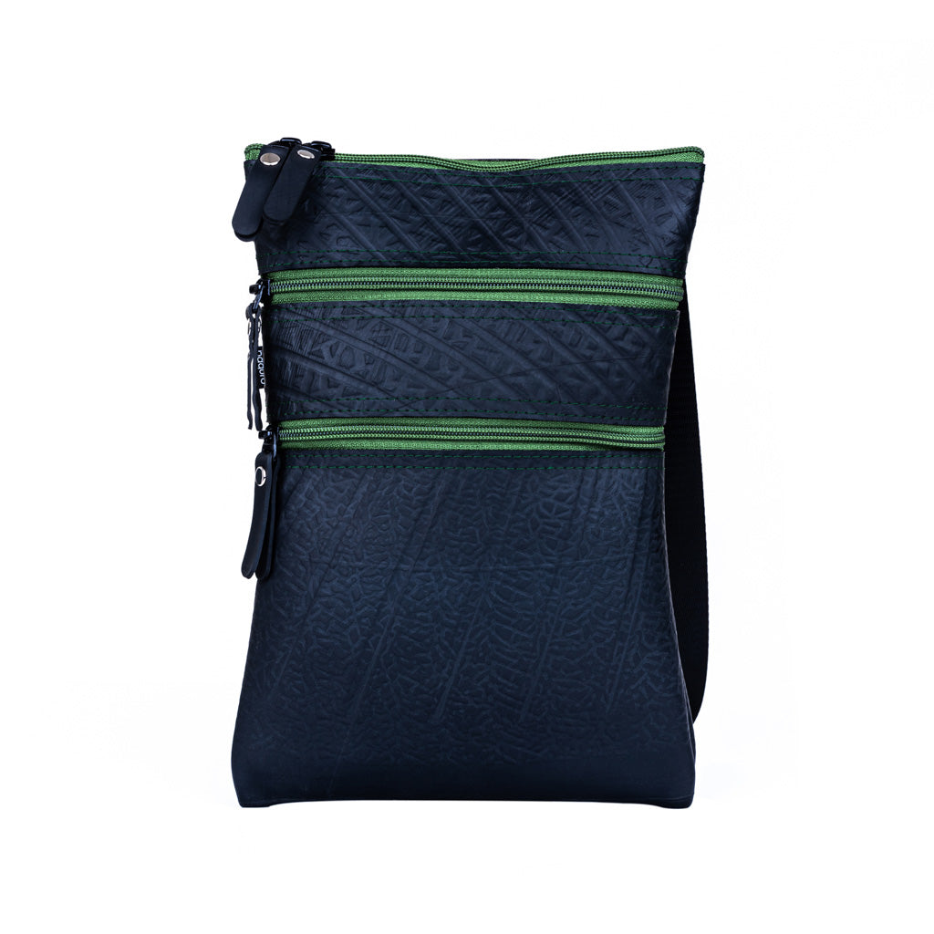 Maggie Upcycled Inner Tube Vegan Crossbody Bag - Eco Friendly