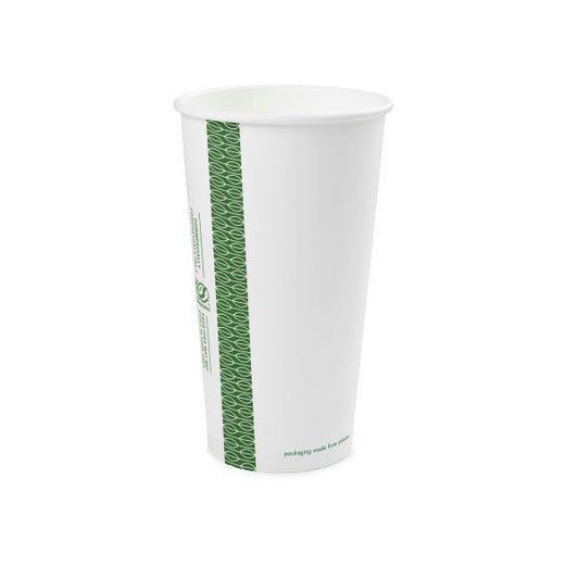 Vegware  Previous Next   20oz white hot cup, 89-Series (QTY:1000)