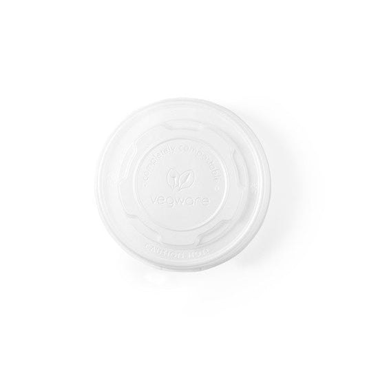Vegware 90-Series flat CPLA lid (QTY:1000)