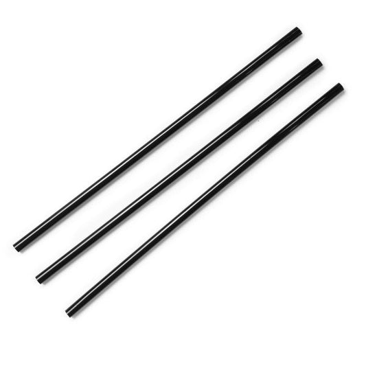 Vegware 5.25" Black Cocktail Straw 3mm, PLA (QTY:10000)