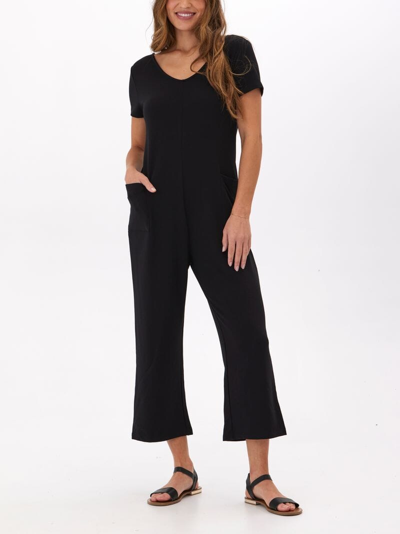 Rainey Modal Terry Short Sleeve Jumpsuit