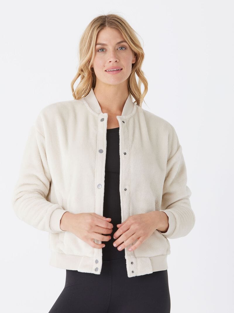 Lynette Sherpa Bomber Jacket